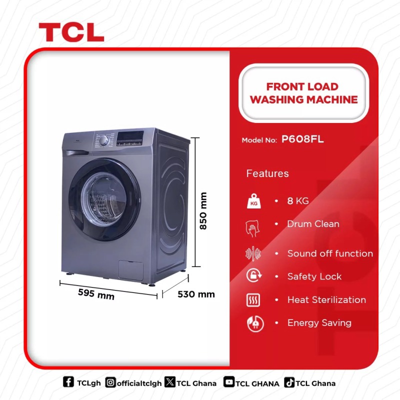 TCL 8KG WASHING MACHINE
