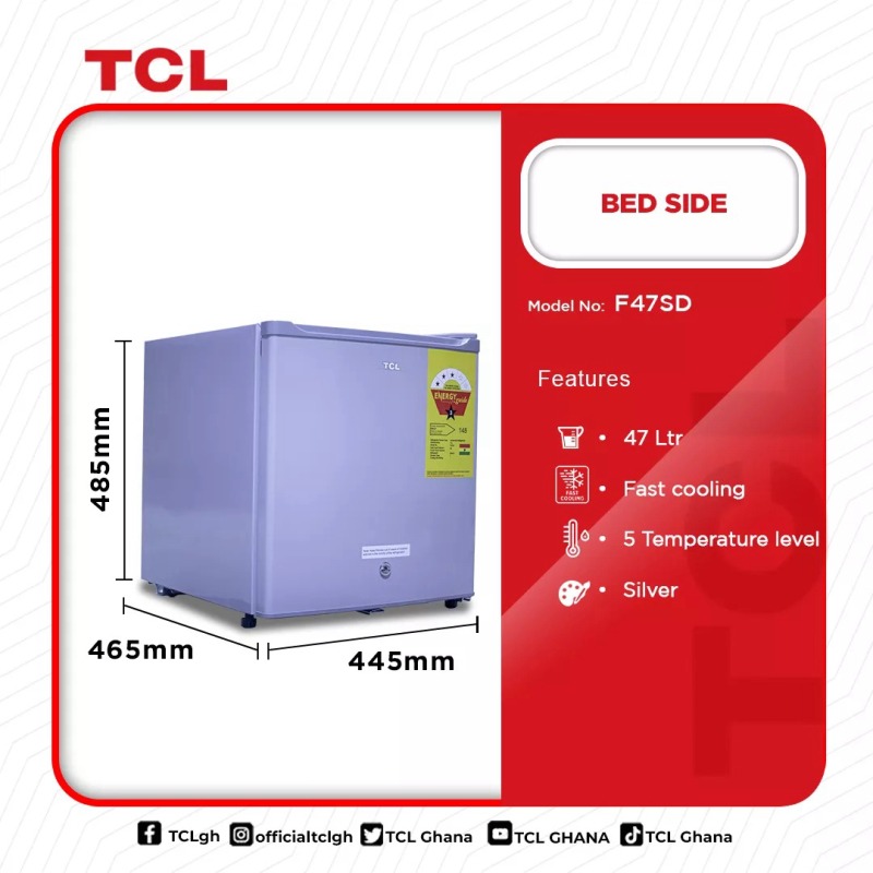 TCL BED SIDE FRIDGE 47L