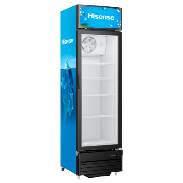 HISENSE 382L DISPLAY FRIDGE - SINGLE DOOR (WHITE)